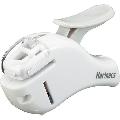 Kokuyo stapleless stapler harinacs compact alpha, white (sln-msh305w) for sale