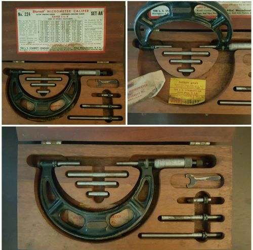 Starrett Micrometer no.224 Set