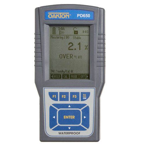 Oakton wd-35432-70 pd 650 ph/mv/ion/do meter w/probe, cable, case for sale