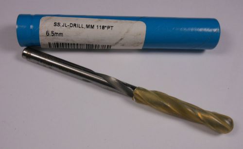 Jobber Length Drill 6.5mm 118D USA 2600065 &lt;434&gt;