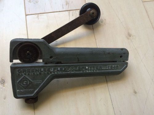 Vintage Tool!  Greenlee 1940 Flex Splitter Flexible Conduit Cutter Electrical