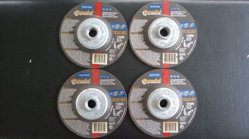 LOT OF 4 Norton 662528 30435 Gemini  4-1/2 in x 1/8 in 5/8-11 GRINDING WHEELS