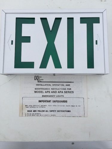 New high lites exit sign model aps for sale