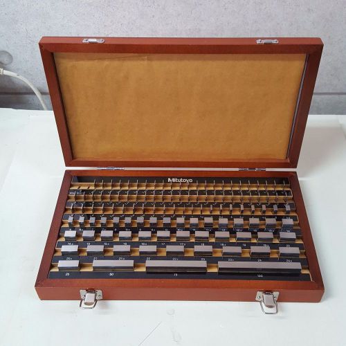 Used mitutoyo code no.516-938r-10 - gauge block set for sale