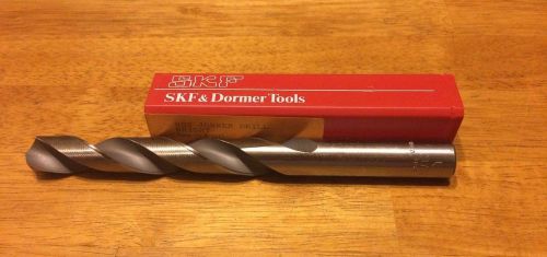 SKF &amp; Dormer Tools Engraved Jobber Bright 21/32&#034; Drill Bit