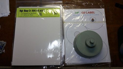 Over 100 sheets cd dvd laser / ink jet labels compatible neato w/install tool for sale