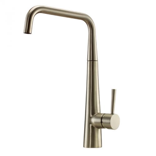 Modern Brushed Nickel Kitchen Sink Faucet Single Handle Swivel Spout Mixer Tap