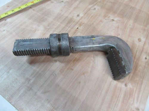 Schick 36&#034; Pipe Wrench Jaw,w/Adjusting Wheel,Good Teeth ~GOOD  #SJ92316