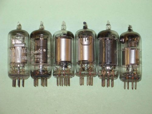 Radio Tubes: 1L4, 1S5, 1T4, 1U4, 1U5, 3V4 - (6) pc. lot