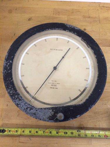 VINTAGE Heise Solid Front-C-59375 Gauge