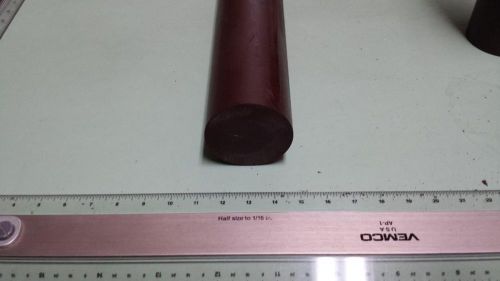 1-3/4&#034; dia. x 10-3/4&#034; long urethane / polyurethane 75 d brown rod p/n 11586 for sale