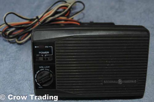 GE General Electric External Speaker w Volume Control Mount Bracket Power Wires