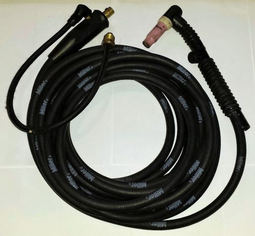 MILLER - WELDCRAFT FLEXIBLE TIG TORCH PKG - 25 FT CABLE + 50MM DINSE ADAPTER