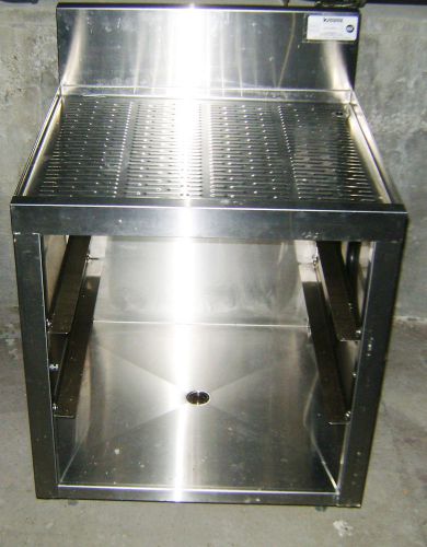 24&#034; krowne metal kr18-gsb1 royal 1800 series underbar glass rack stainless unit for sale