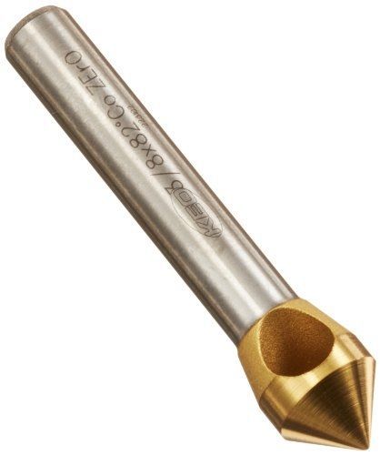 KEO Cutters KEO 53511 Cobalt Steel Single-End Countersink, TiN Coated, 82 Degree