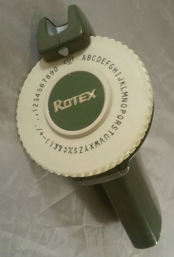 Vintage ROTEX Label Maker