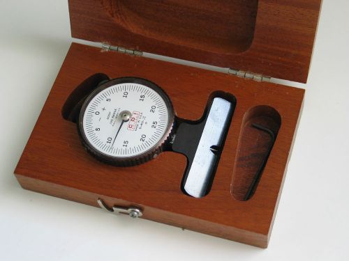 Chicago Dial Indicator (CDI) Knife Edge, Depth Dial Gage - .0005” - .125 Range.