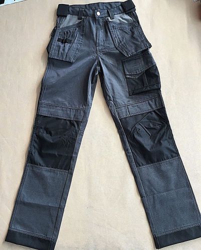 Mens trousers multi pockets work pants with kneed pad for sale