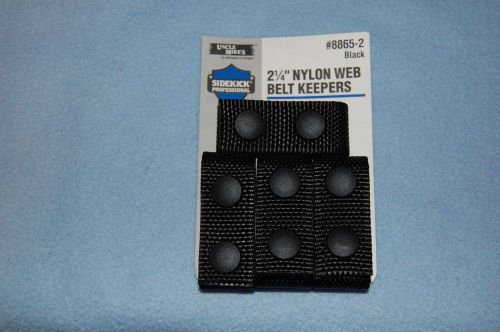 Uncle mike&#039;s 2 1/4&#034; nylon web belt keepers #8865-2 for sale