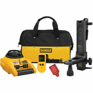 DEWALT Laser Level Kit, Rotary with Laser Detector, 150-Foot Range (DW074KD)