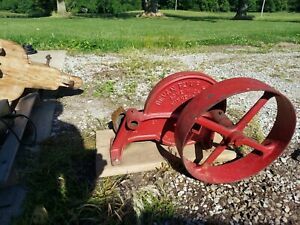 LARGE BEVAN PUMP JACK ACME MACHINE CO MINNEAPOLIS MINN CHECK PHOTO FOR CONDITION