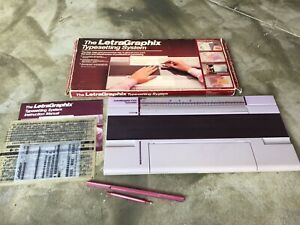 Perfect Vintage THE LETRAGRAPHIX 1000 Typesetting System