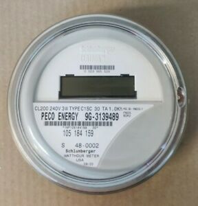 ITRON - WATTHOUR METER (KWH) C1SC- CENTRON - 240 VOLTS, FM2S, 30TA, 1.0Kh