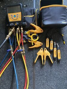 Fieldpiece SM480V 4-port Manifold, WITH Fieldpiece JL3KH6 Probe Set.