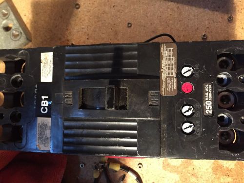 GE GENERAL ELECTRIC SHUNT  BREAKER TFJ236200 200A 250 mag 600Vac 3 POLE