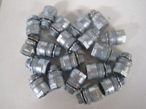 Twenty 1/2&#034; Straight Liquid Tight Fittings