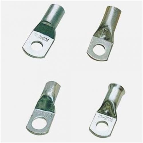 Crimp/Solder Lug, 5/16&#034; Stud, Tinned Copper, 2 AWG, Qty 1