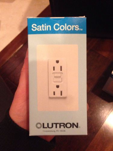 Lutron GFCI Recepticle In Stone NIB