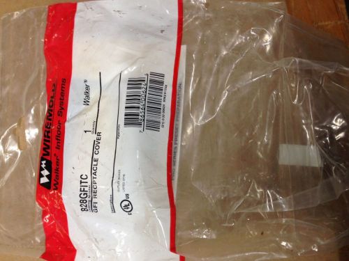 828GFITC Walker Wiremold GFI Receptacle Cover NIB