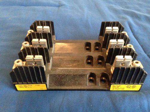 3 pole 100 amp 240 volt fuse block Buss H25100-3CR