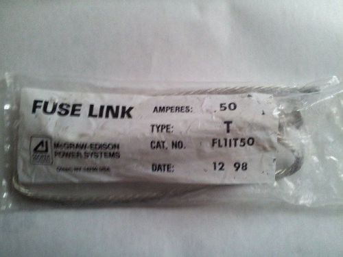 New Cooper/McGraw Edison FL1IT50 Fuse Link 50 Amp Type T