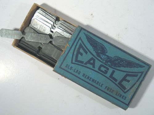 LOT (60) EAGLE 60A 250V SLO-LAG RENEWAL FUSE LINKS Cat No. 661 NOS Very nice!