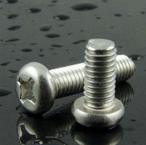 50 pcs m2 x 4mm metal phillips pan head machine screws new cheap for sale