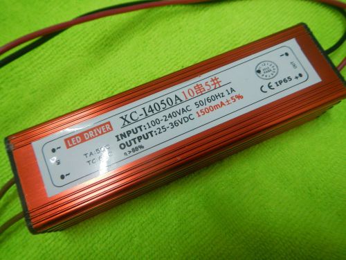 2AC-DC 100v-240v DC25-36V 1500mA Waterproof 30W-50W LED Driver Power Supply IP65