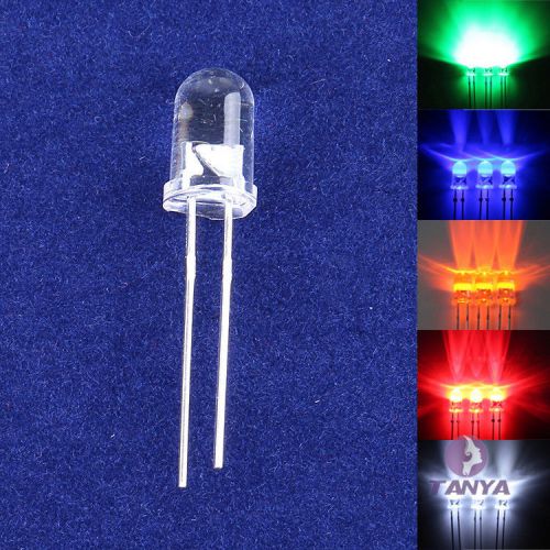 200 PCS LED Electronics 5mm Colour Bulb