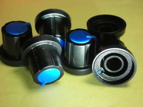 10, 1/4&#034; FOR COMBO AMPS SPEAKER POINTER KNOBS,BK15