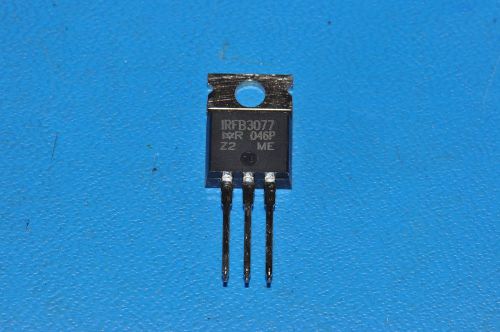 10-pcs fet/mosfet n-channel 75v 120a ir irfb3077pbf 3077 irfb3077 for sale