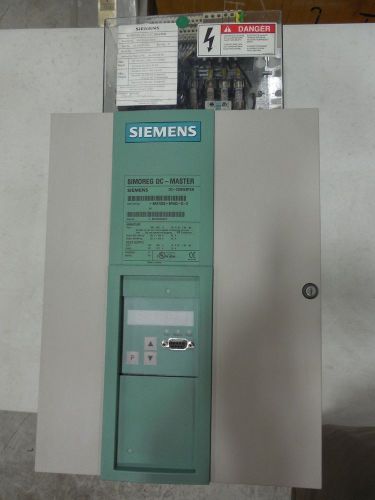 SIEMENS, 6RA7018-6FV62-0, BASE DRIVE,4Q,US RATED 30AMPS,460V SER. 1005030A4B072