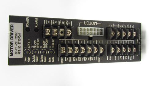 NISSEI INDUSTRIES LTD MOTOR DRIVER SC-XY 402