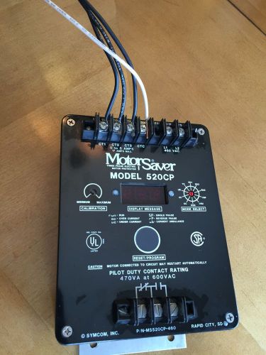 Motor Saver Model 520CP Programmable Motor Protector