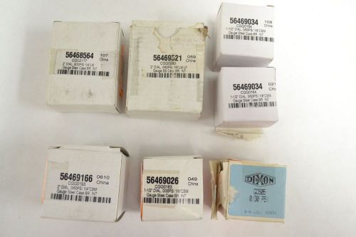 LOT 7 NEW DIXON MSC ASSORTED 0-30 0-60 PSI PRESSURE GAUGE B286975