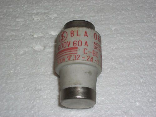 Fuji bla 060 60 amp fuse 600 volt c-60 - one piece - lot #2 for sale