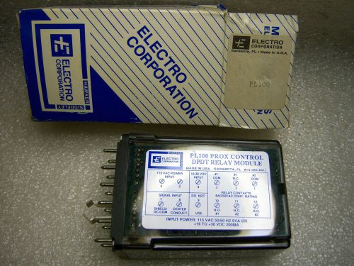 (X9-2) 1 NIB ELECTRO CORP PL100 RELAY