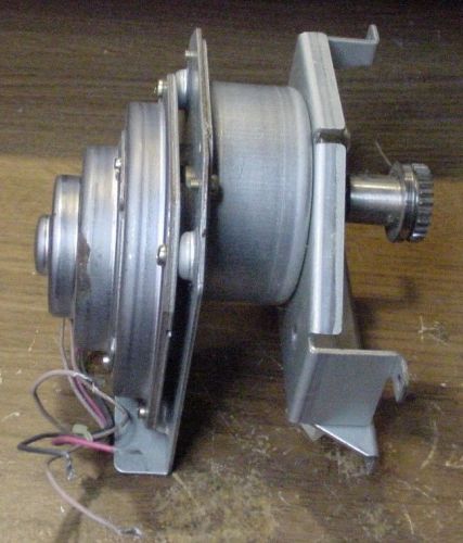 Japan servo co. a geared 24 vdc as motor 1/25 hp 24 tooth gear on a  1/4 ” shaft. ty for sale