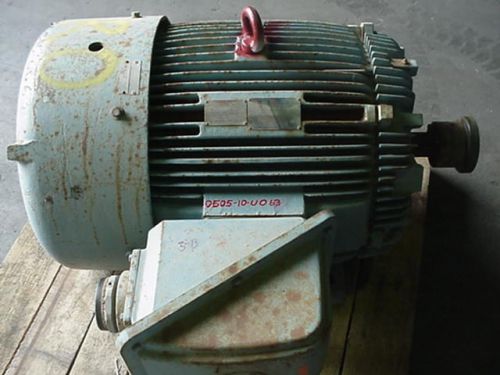 Westinghose pdh12502te2  125 hp 3566 rpm 230/460 vac 444ts  motor for sale