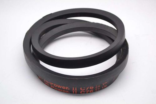 New gates c76 hi-power ii v80 80 in 7/8 in v-belt belt b430373 for sale